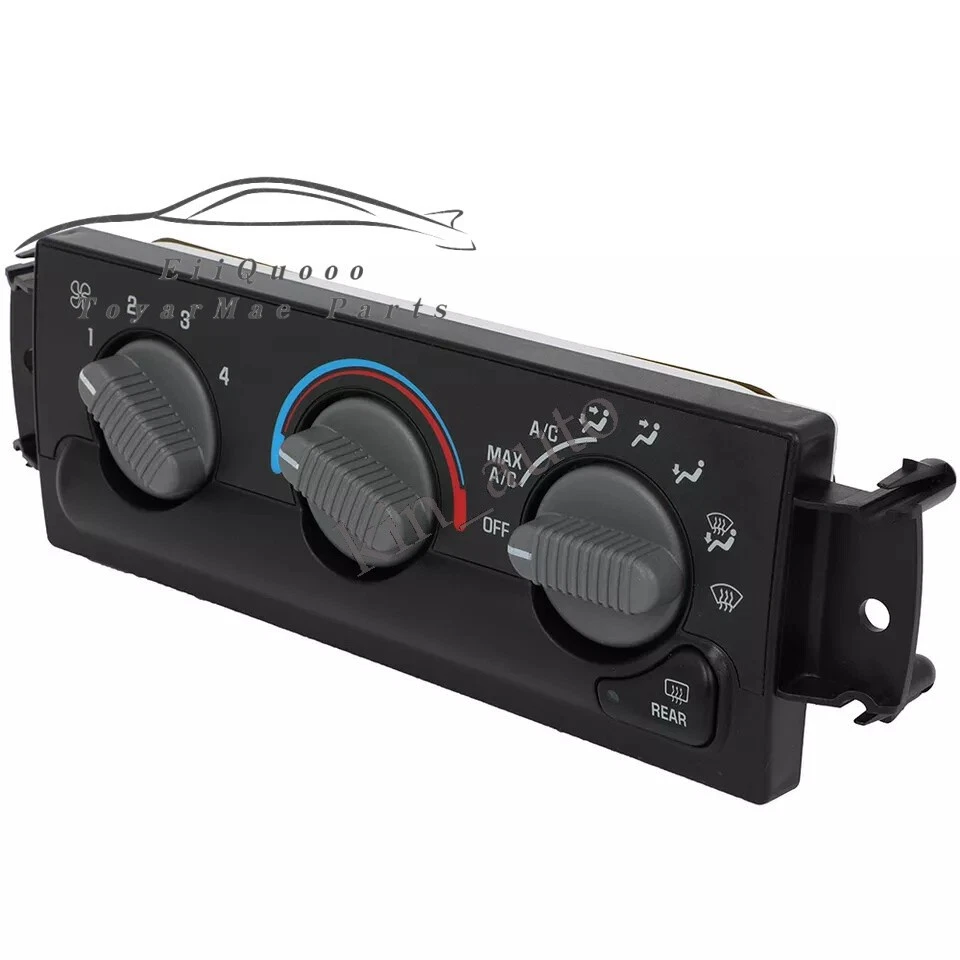 AC Heater Climate Control For 1998 1999 2000 2001 2002 2003 2004 Chevrolet S10 - Image 2 of 4