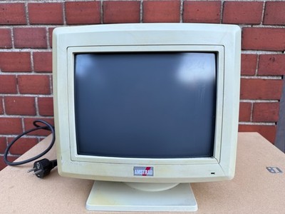Amstrad PC 12 Röhrenmonitor schwarz  weiß