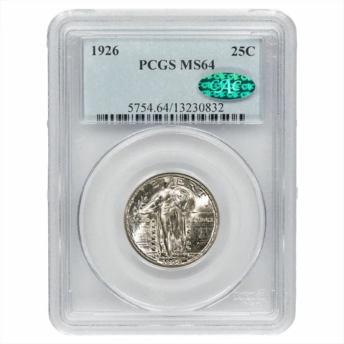 1926 Standing Liberty Quarter 25C PCGS MS 64 CAC