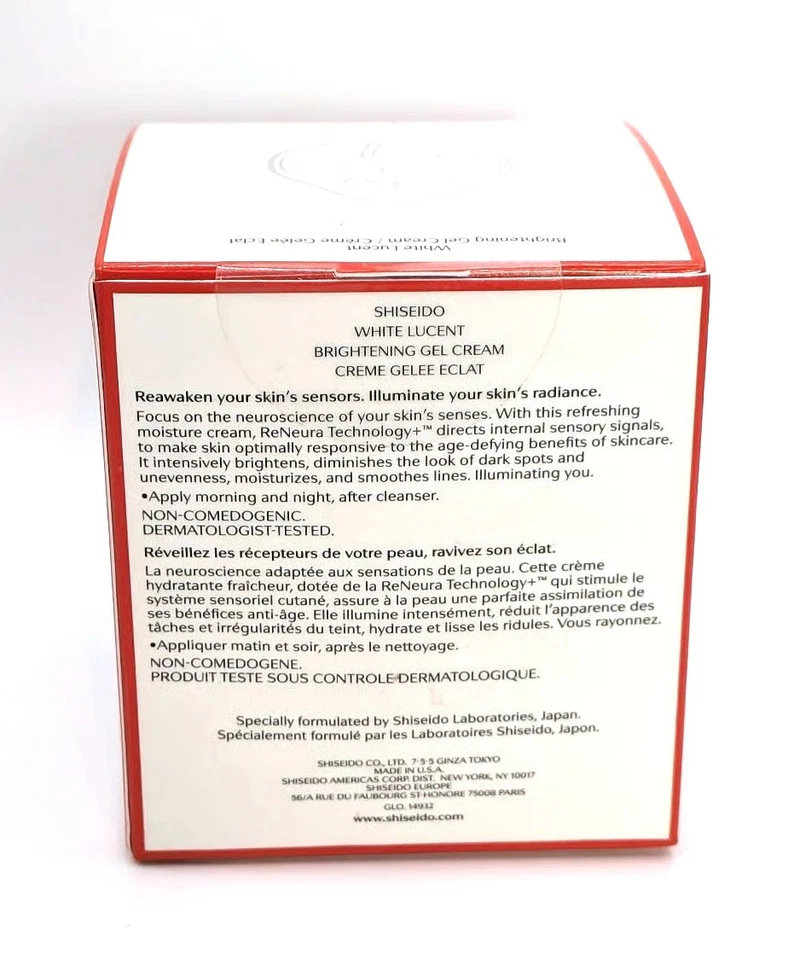 Crema Gel Blanqueador Iluminador Shiseido WHITE LUCENT 1,7 OZ Blanc Sisley Incluso Foto 4 de 4