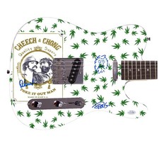 Cheech And Chong Up In Smoke Still Smoking Graphics Photo Poster Autographed Gui