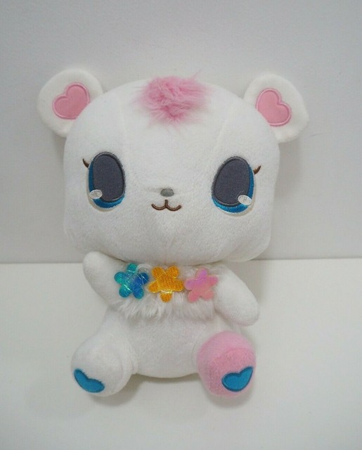 Jewelpet LABRA White Polar Bear Sanrio SEGA Large Plush 11" Toy Doll