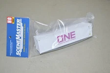 HO Walthers ONE Ocean Network Express 40' shipping container hi-cube CORRUGATED