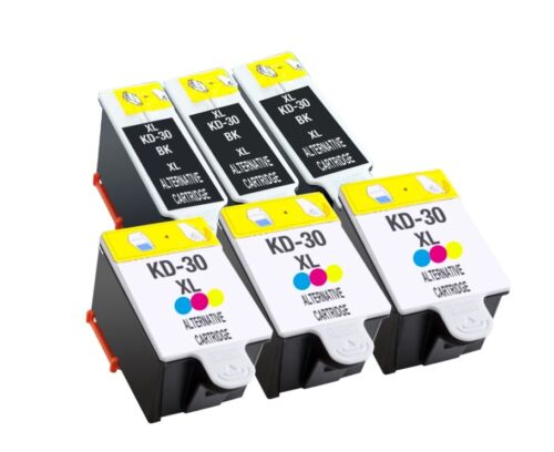 6 TOP DRUCKer PATRONEN für KODAK 30 XL SET ESP C110 C310 C315 ESP C100 C300 CXXX - Bild 2 von 8