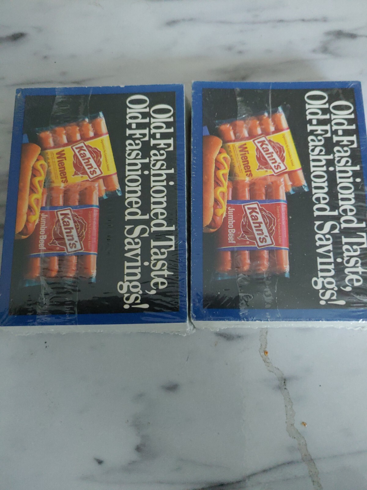 New York Mets 1990 Kahns Hot Dogs Complete Sealed Baseball Card Set. 2