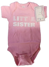 Two Feet Ahead Newborn Baby  Little Sister Pink Size Newborn New