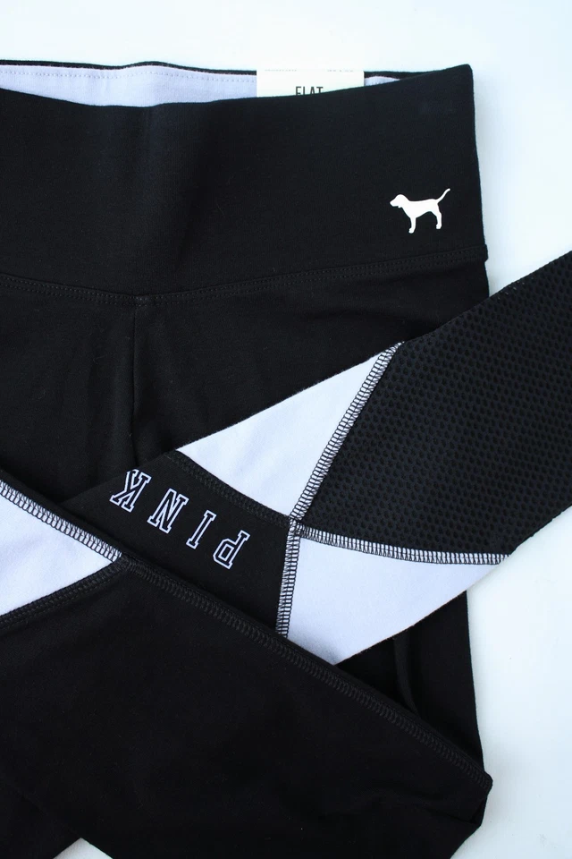 Victoria's Secret PINK Cotton Yoga Flat Waist Mesh Legging - Image 4 of 4