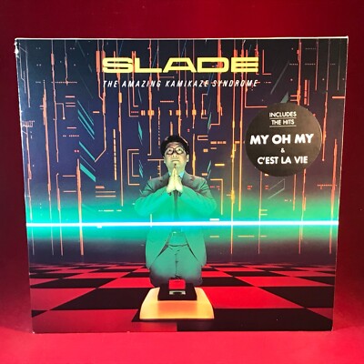 SLADE The Amazing Kamikaze Syndrome 1984 vinyl LP + INNER original My Oh My ~