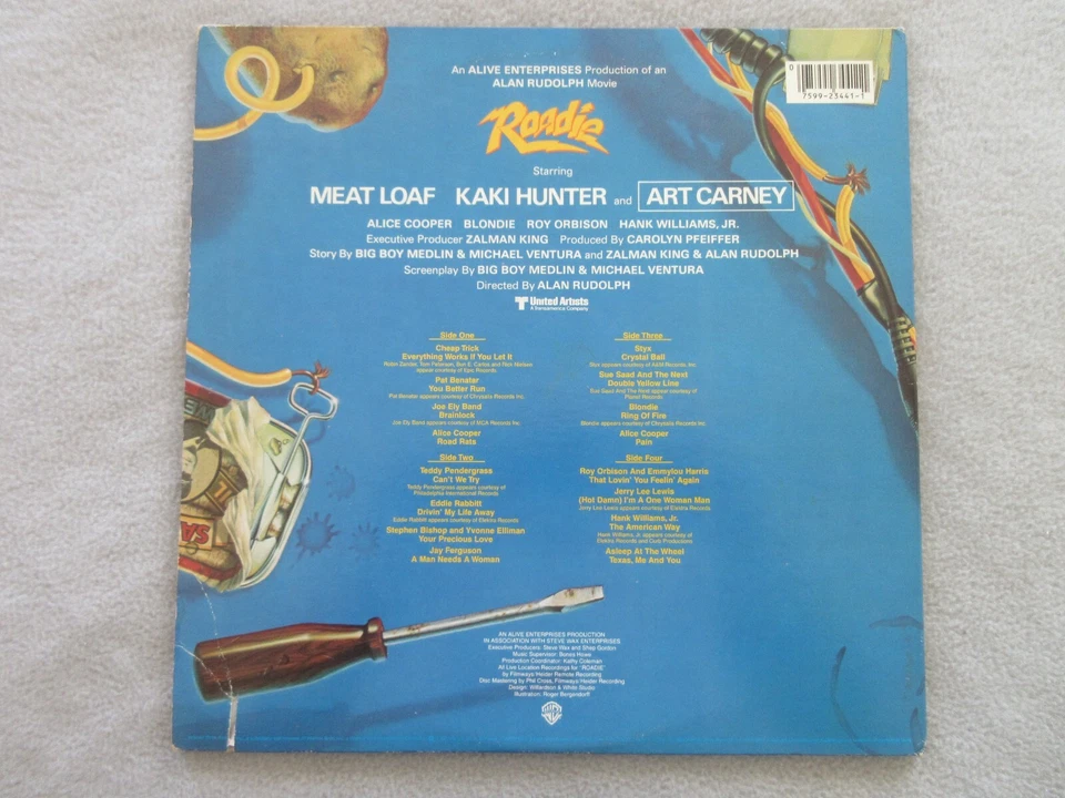 Various ROADIE Soundtrack Vinyl 2XLP WB 2HS 3441 Blondie/Cheap Trick/Styx & More - Image 3 of 4