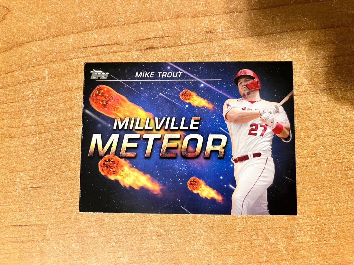2023 Topps Series 1 - Mike Trout - Nickname AKA SSP Insert Millville Meteor