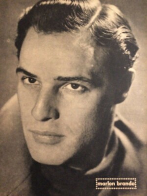 Marlon Brando, Full Page Vintage Pinup | eBay