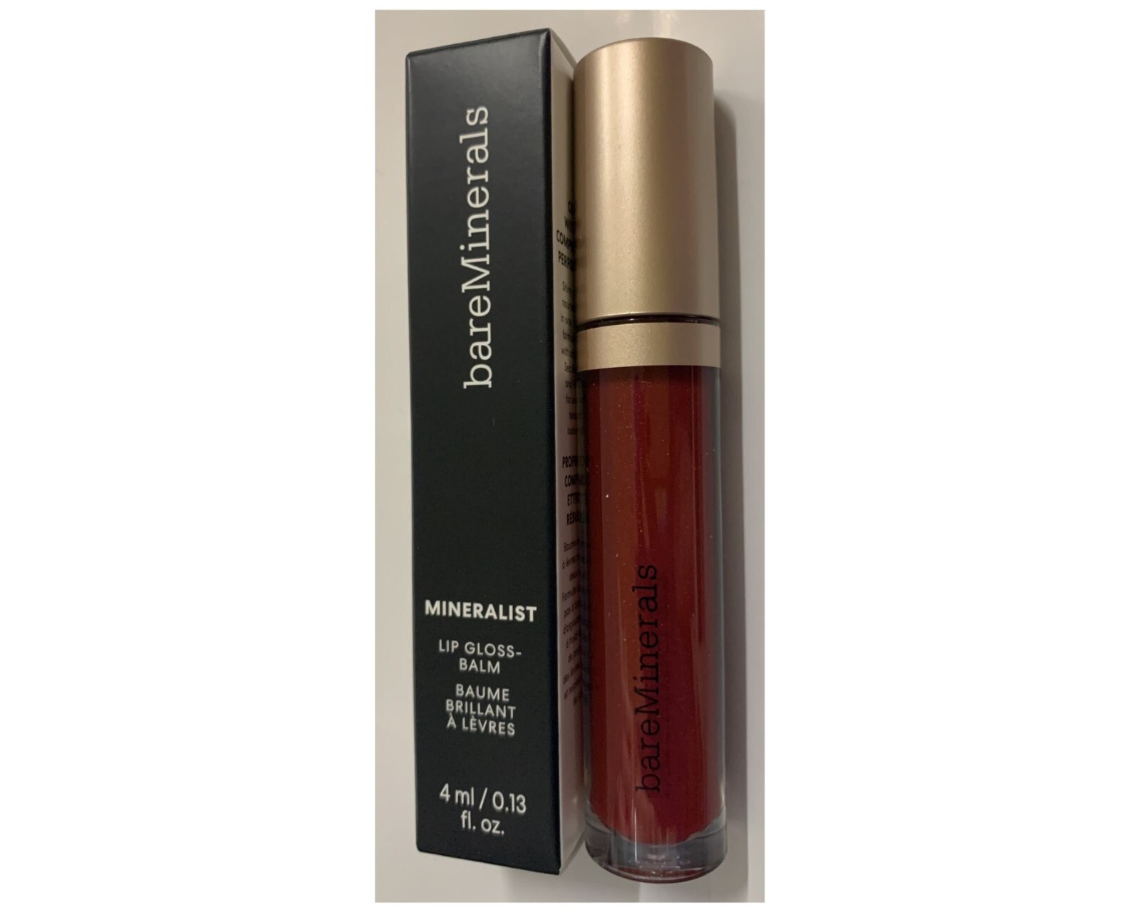 BareMinerals Mineralist Lip Gloss Balm WONDER 0.13oz/4ml for sale