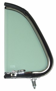 Details About 1951 1952 Ford Pickup Vent Window Ford Truck Stainless Clear Left