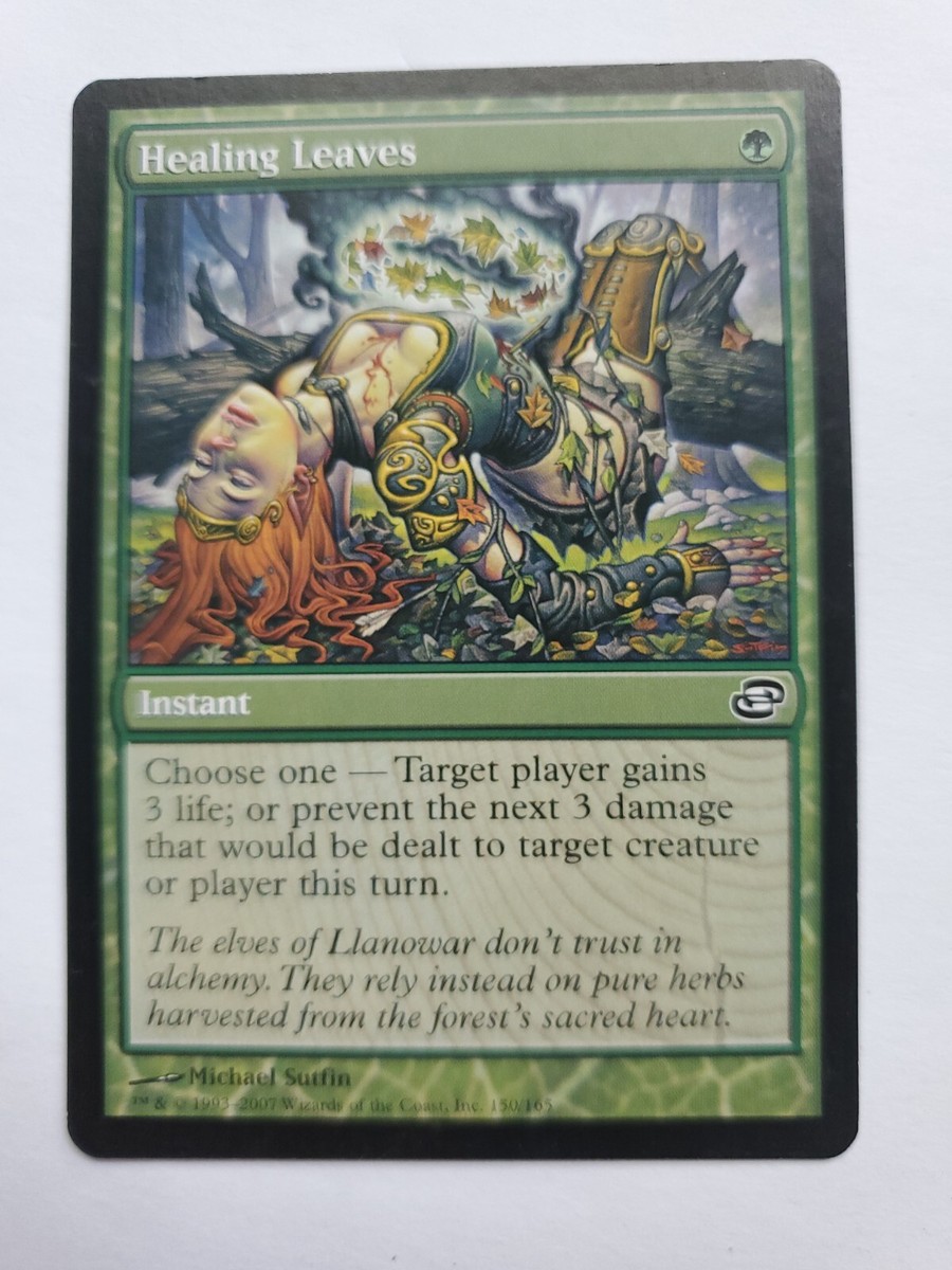 MTG Magic The Gathering Card Healing Leaves Instant Green Planar Chaos | eBay MTG Magic The Gathering Card Healing Leaves Instant Green Planar Chaos | eBay