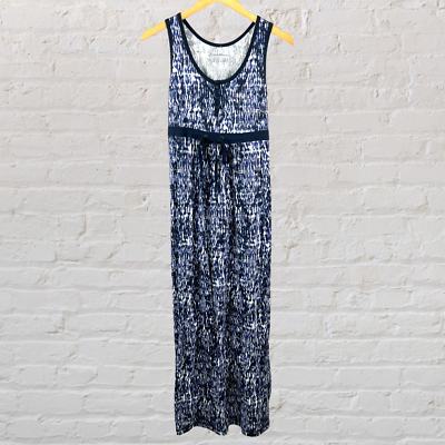 chinese dress ladies Dress Casual Maxi By Eddie Bauer In Grey & White, Size:M – Clothes Mentor  Portage MI #270 main image 0