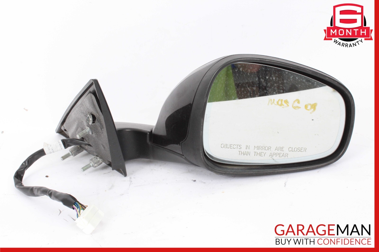 08-19 Maserati GranTurismo M145 Right Side Rear View Door Mirror OEM