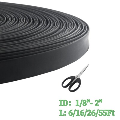 BLACK Heat Shrink Tubing Tube Dual Wall 3:1 Adhesive Glue Lined Waterproof