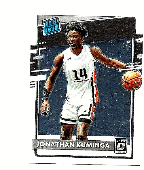 Jonathan Kuminga 2021 Panini Chronicles Draft Picks OPTIC Rated Rookie #205 RC