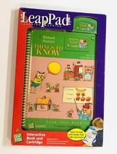 Leap Frog LeapPad Book  Cartridge Richard Scarry   Things to Know  Reading NOS