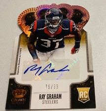 2013 Panini Crown Royale Ray Graham RC Die Cut Bronze  Auto /99 🔥🔥