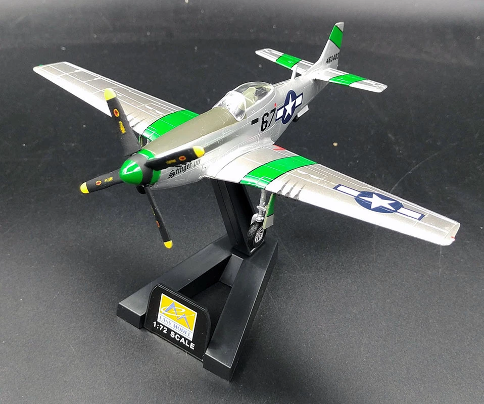 WWII P-51D Mustang 45FS 15FG 1945 aircraft 1/72 plane no diecast Easy model - Image 4 of 4