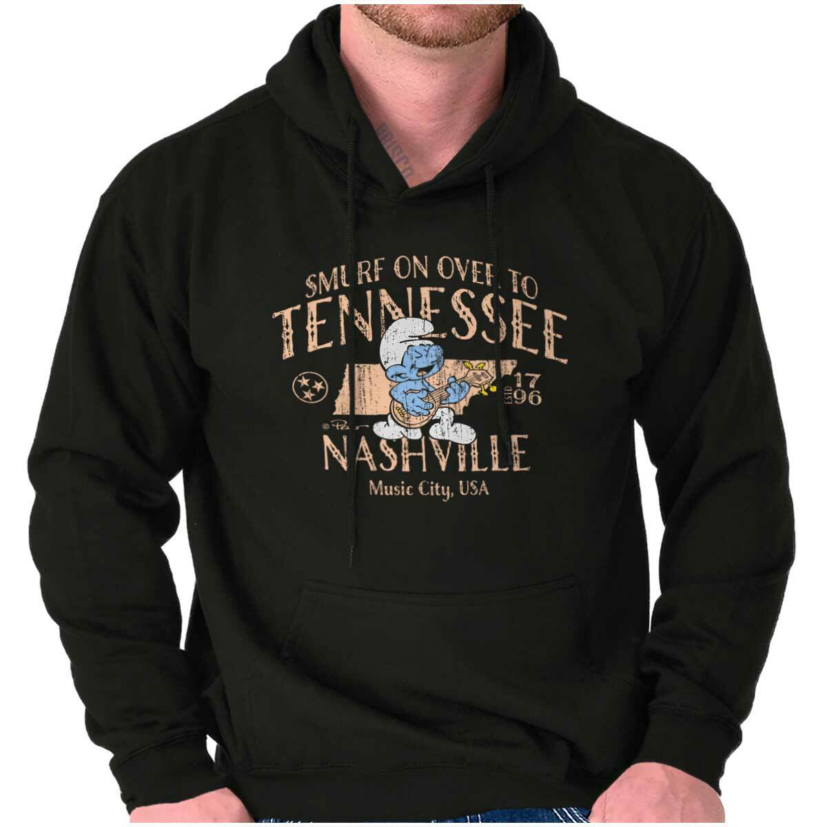 The Smurfs Tennessee State Nashville Cartoon Hoodie Hooded