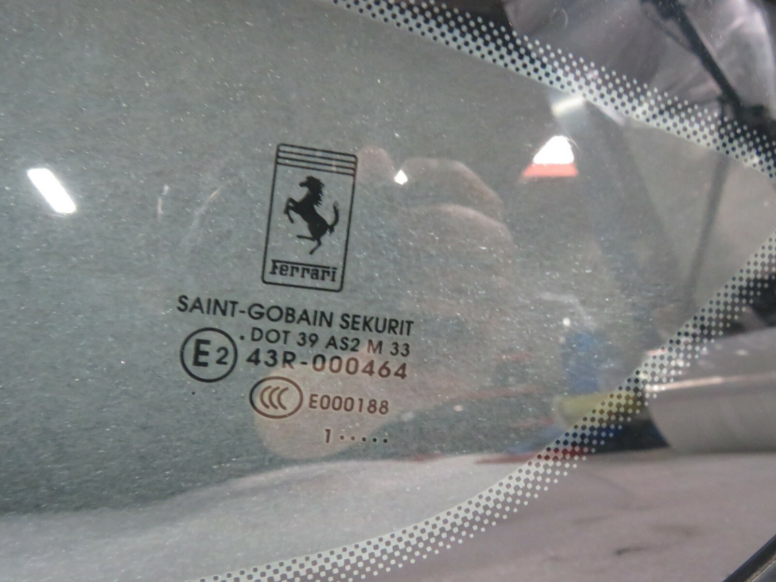 Ferrari FF, LH, Left, Rear Quarter Glass, Scratched, Used, P/N 84342500