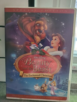 Disney Beauty and the Beast: An Enchanted Christmas (DVD, 2002