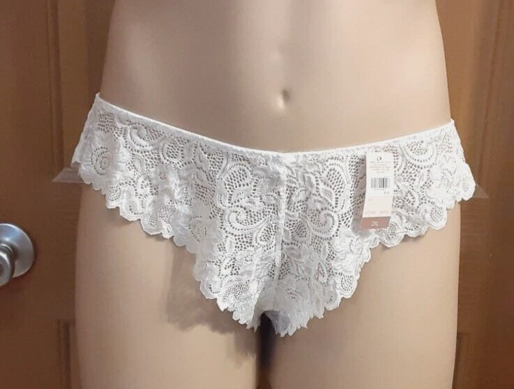 Gilligan O'Malley Bragas Íntimas Tanga Hipster Azul Blanco Negro Talla 2XL NUEVO CON ETIQUETAS Foto 4 de 4