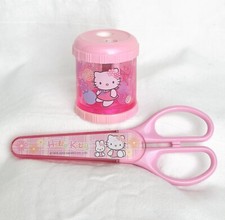 Vintage Sanrio Hello Kitty Scissors 2002  Pencil Sharpener 2001 
