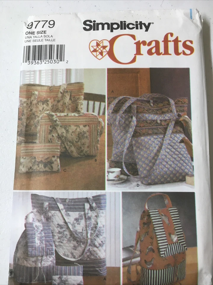 Lot Of 6 Sewing Patterns - Bags-Pet House-Apron-Blanket Buddy-Draft Stopper - Image 4 of 4