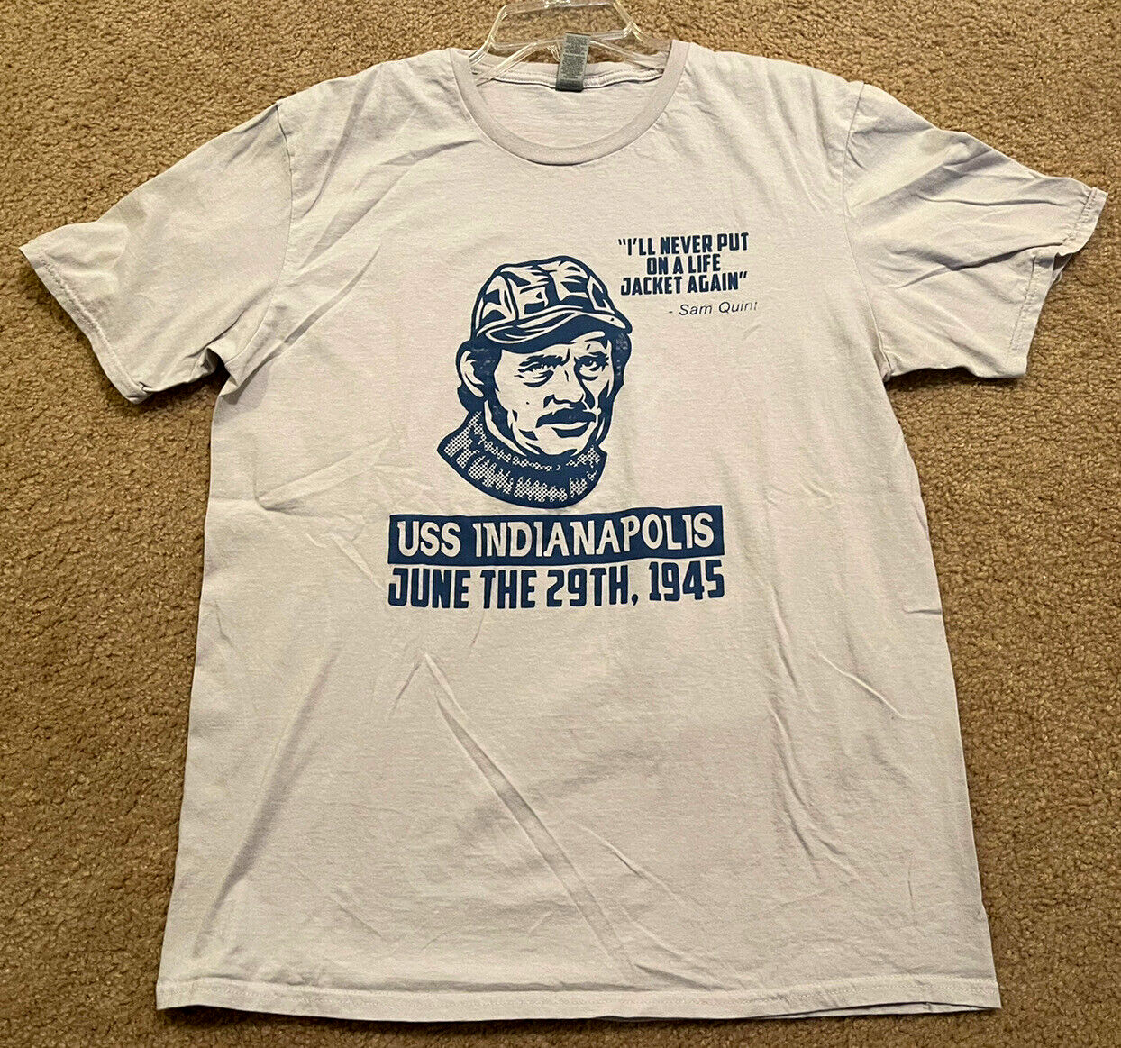 Sam Quint Jaws Movie USS Indianapolis Military Vetera… Gem