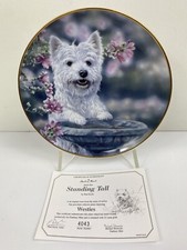 Danbury Mint "Westies" by Paul Doyle Collectors Plate - Standing Tall - COA