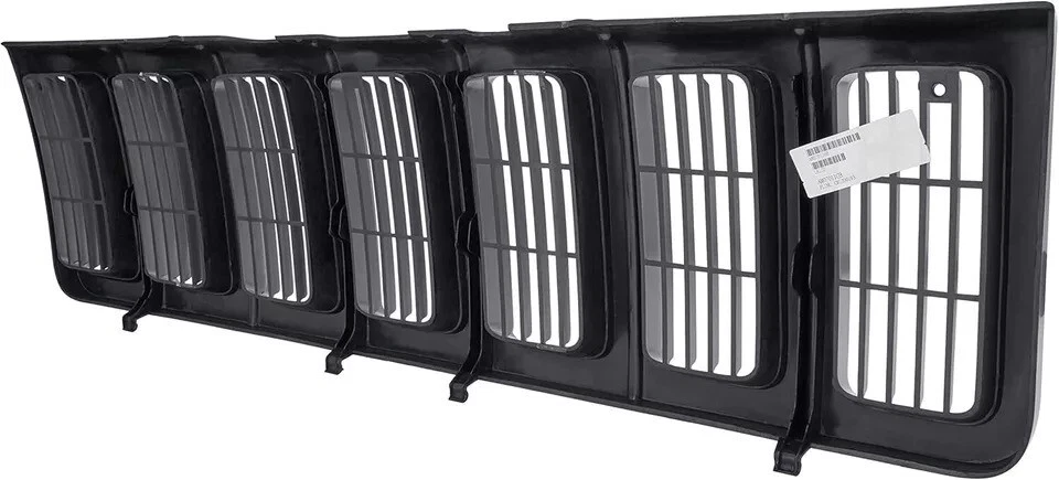 New Grille Assembly Black Made Of Plastic For 1996 1997 1998 Jeep Grand Cherokee Foto 3 de 4