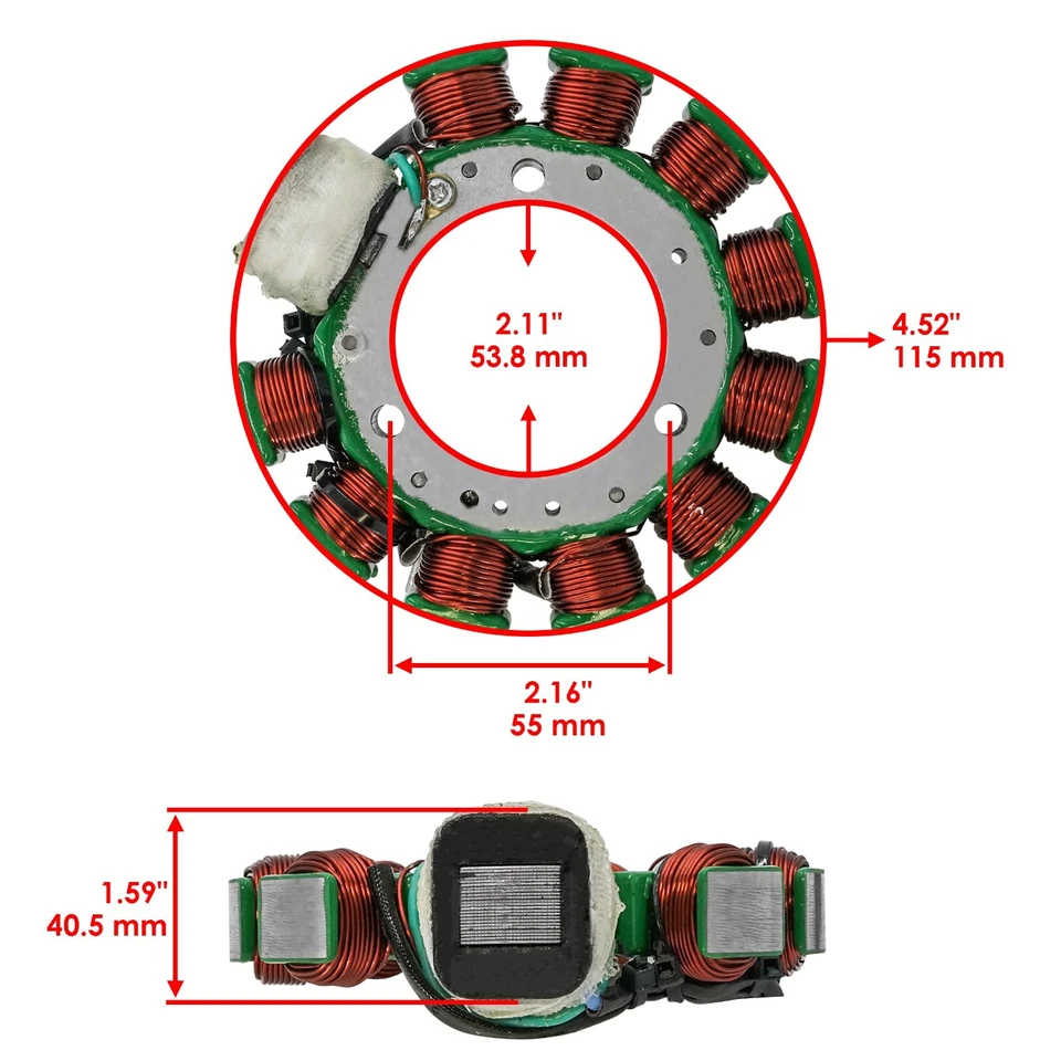 Estator y junta para Honda XL600R XL-600R 1983 1984 1985 1986 1987 Foto 2 de 4