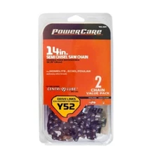 New 2 Chain Value Pack Power Care 14in Semi Chisel Saw Chain