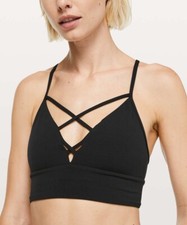 NWOT Lululemon Expand Your Limits Bra Black  SIZE 4