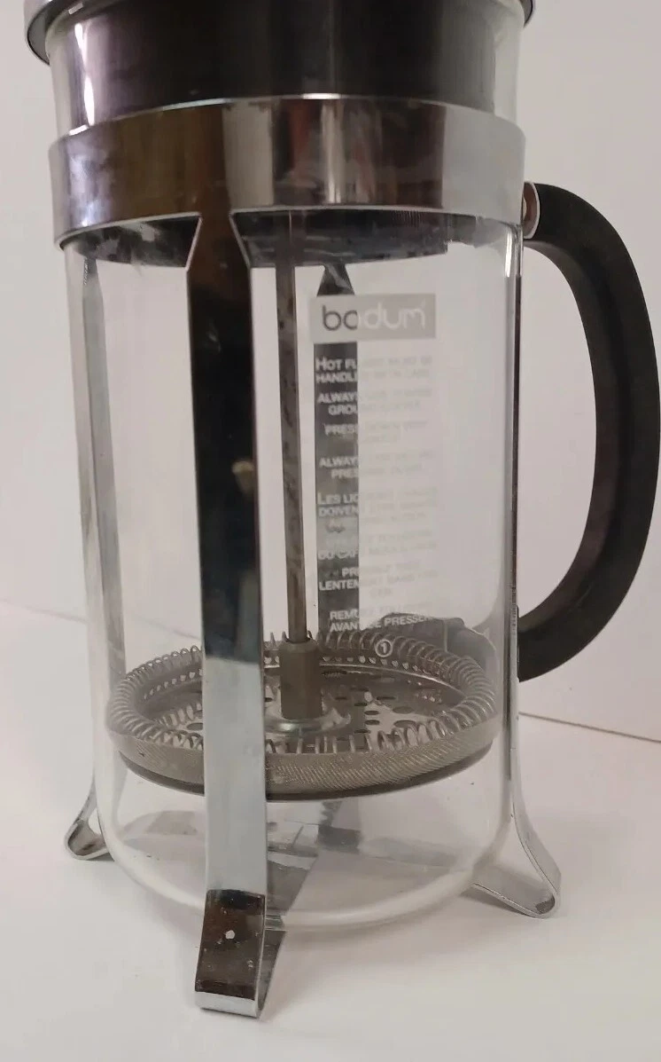 Bodum Chambord SAN glass French Press Coffee Maker 34 Oz w/Chrome