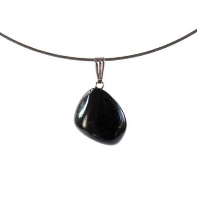 Onyx schwarz Anhänger Freeform