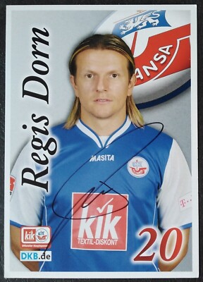 5503 Regis Dorn FC Hansa Rostock Autogrammkarte 2007/08 original signiert