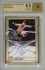 Sheamus 2020 Topps Transcendent WWE Autograph Card 22/25 BGS 9.5