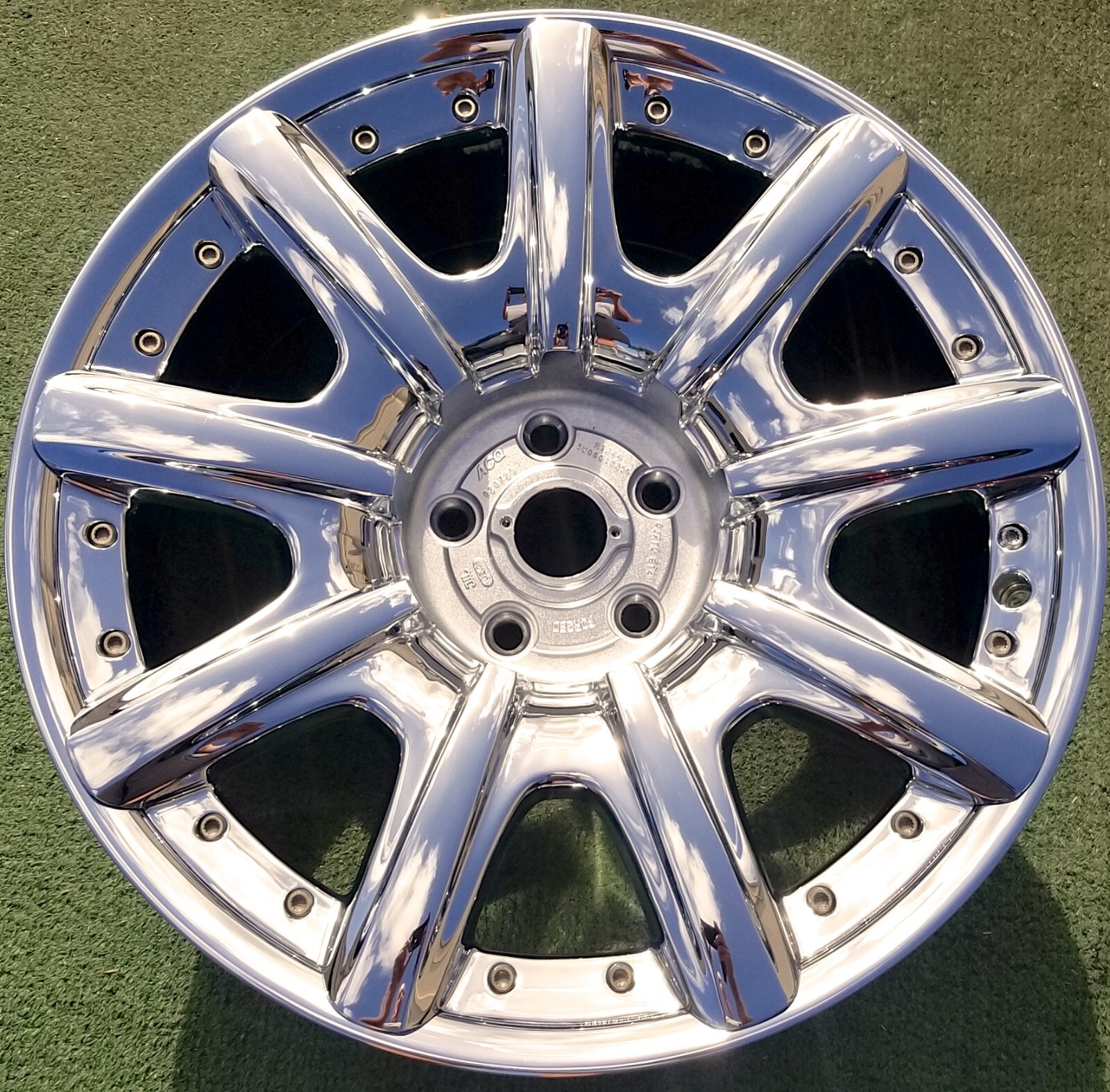 Chrome Factory Bentley Continental MULLINER Wheel OEM Flying Spur 19 3W0601025K