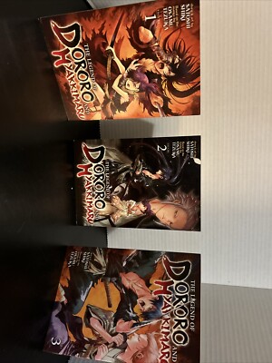 Manga Lot Bundle The Legend of Dororo and Hyakkimaru Volumes 1-3