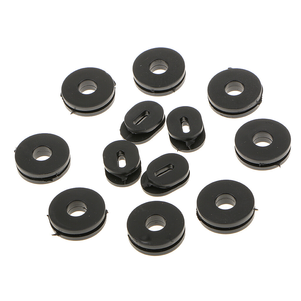 Set of 12, Side Cover Panel Rubber Grommets 12pk for Honda Goldwing