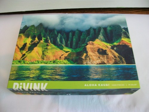 Lot of 3 - 750-1000 pc. Jigsaw Puzzles -Aloha Kauai,Pino Riviera,Portifino Coast - Picture 2 of 9