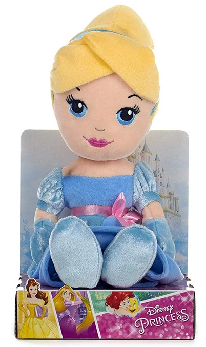 NEW OFFICIAL 10" DISNEY PRINCESS SOFT TOY 25CM CINDERELLA SNOW WHITE ARIEL