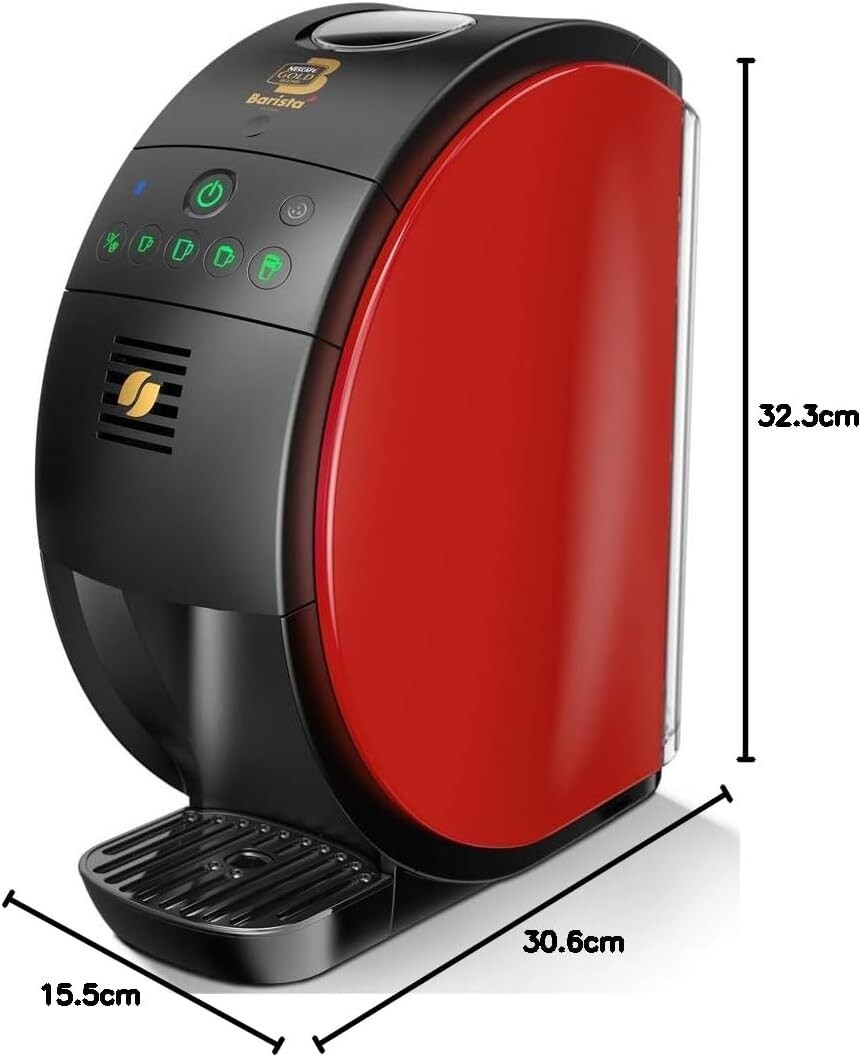 Nescafe Gold Blend Barista 50 fifty Model Coffee Maker SPM9639 Red AC100V Gift