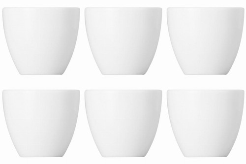 Thomas Trend Blanc – Lot De 6 Coquetiers En Porcelaine (6x 11400-800001-15520) – Passe Au Lave-vaisselle Et Micro-ondes