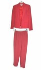 Petite Sophisticates Coral Rust Jacket and Pants Set Business Suit Set NWOT Sz 8