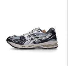 Asics Gel-Kayano 14 Black Glacier Grey Running Sneaker Shoes 1201A935-001